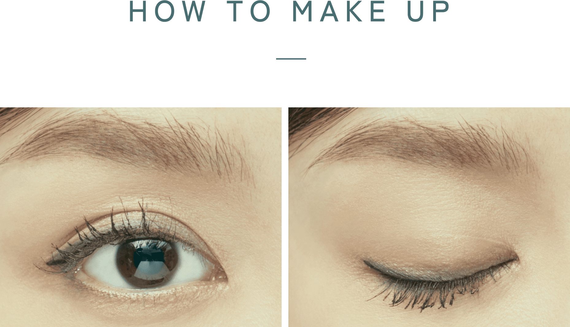 HOW TO MAKE UP