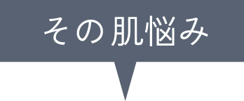 その肌悩み