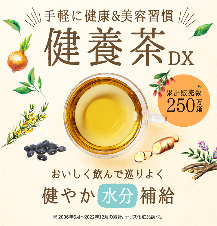手軽に健康＆美容習慣 健養茶DX | NARIS ONLINE STORE