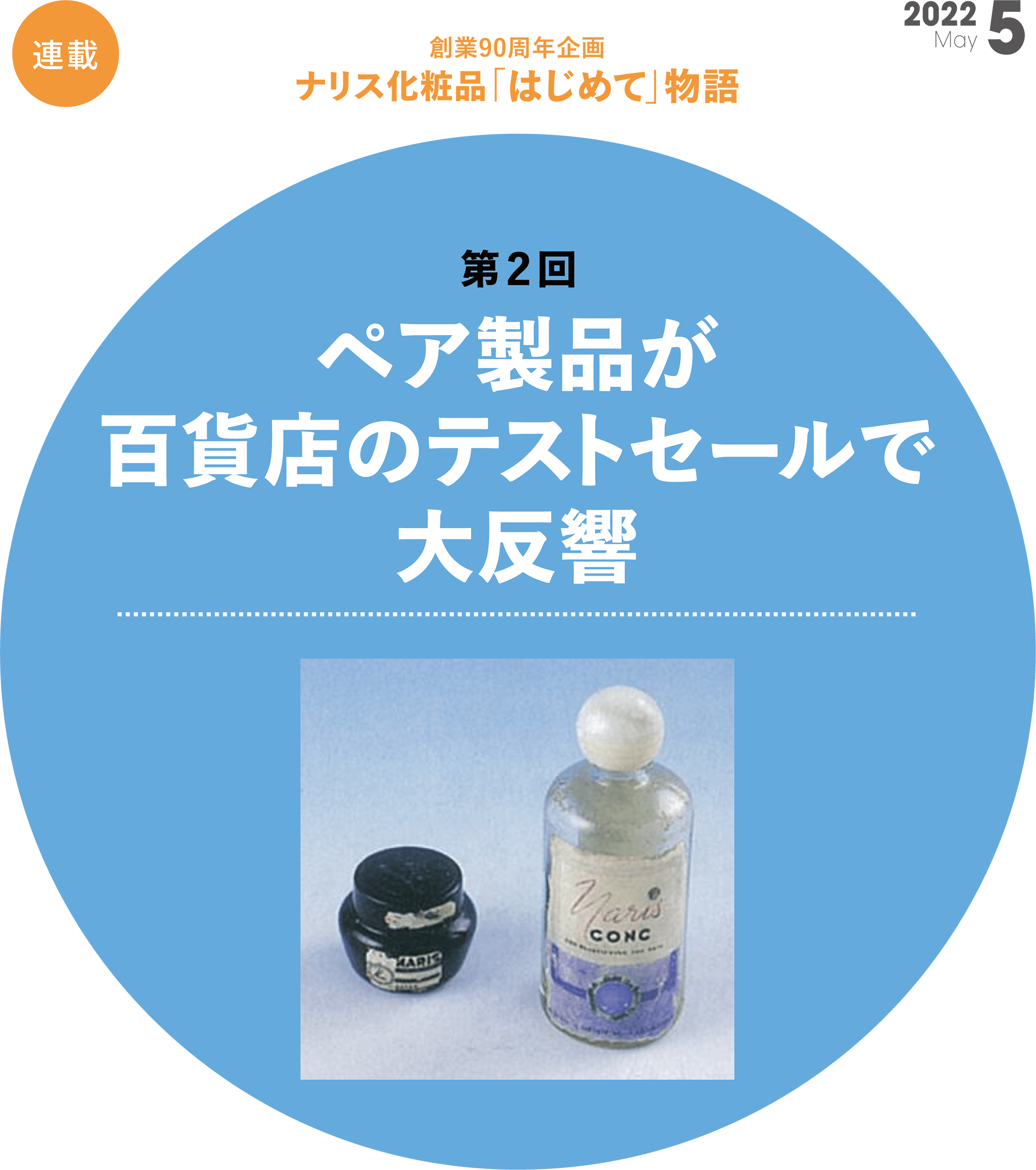 創業90周年企画 ナリス化粧品「はじめて」物語　-第2回-