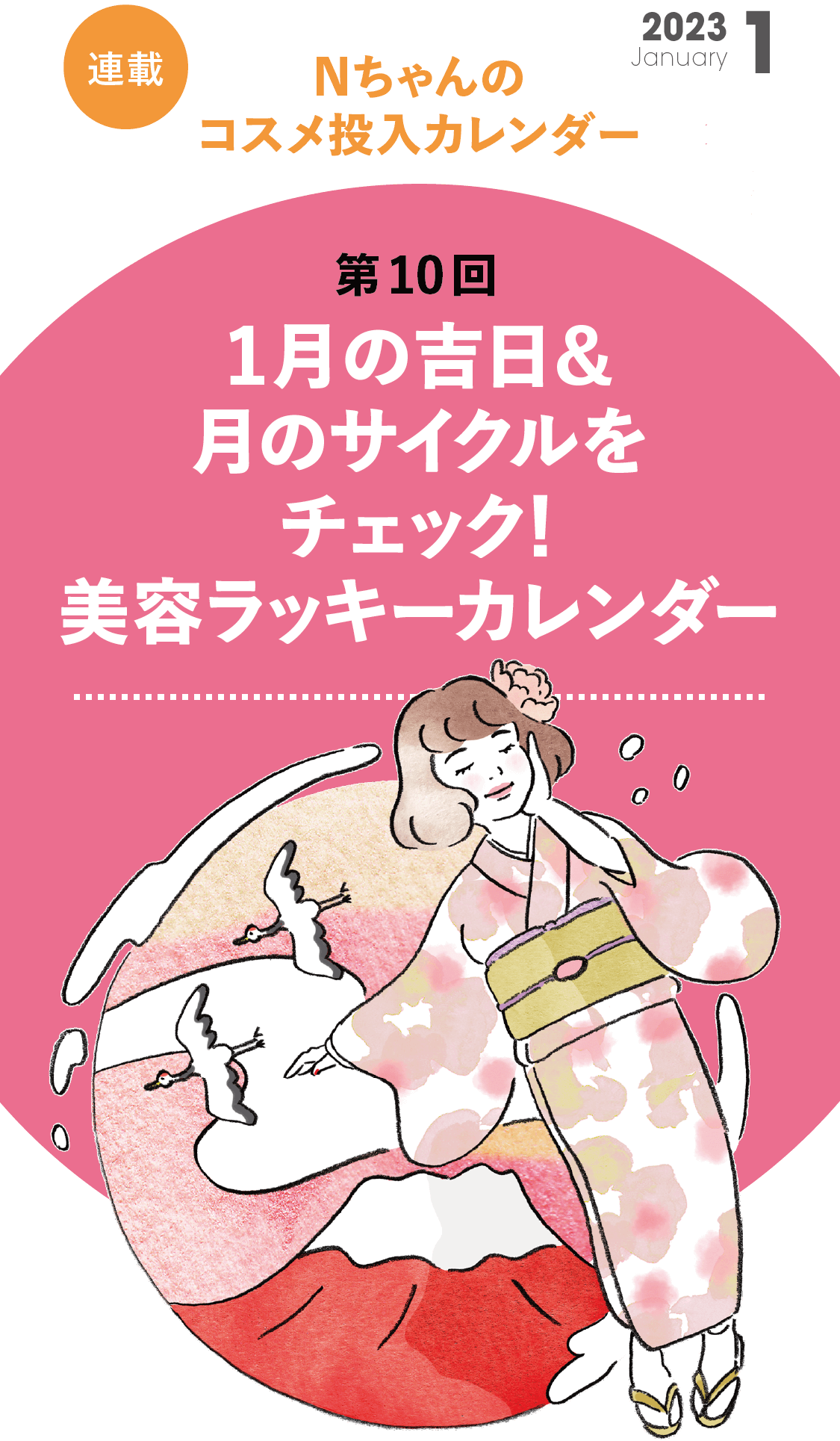 Nちゃんの コスメ投入カレンダー 第10回