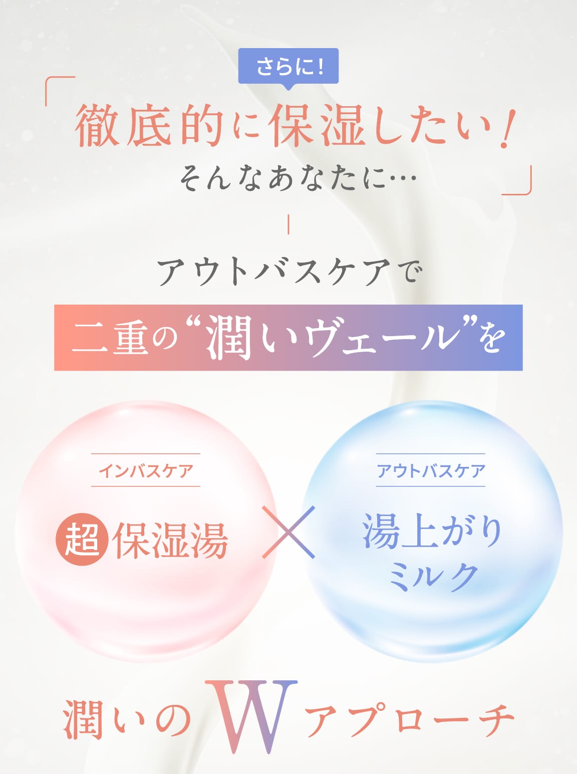 さらに!徹底的に保湿したい!そんなあなたに…