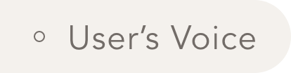 User’s Voice