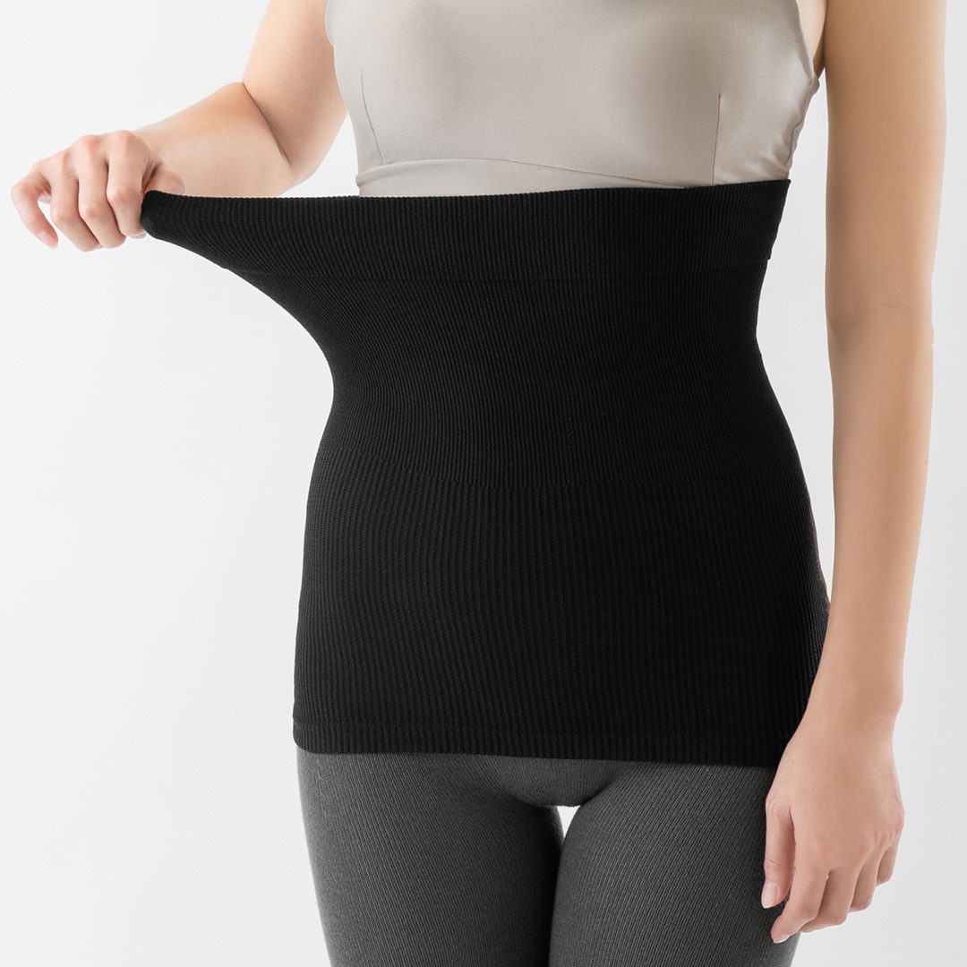 おやすみリラクエステ コットンシルク腹巻