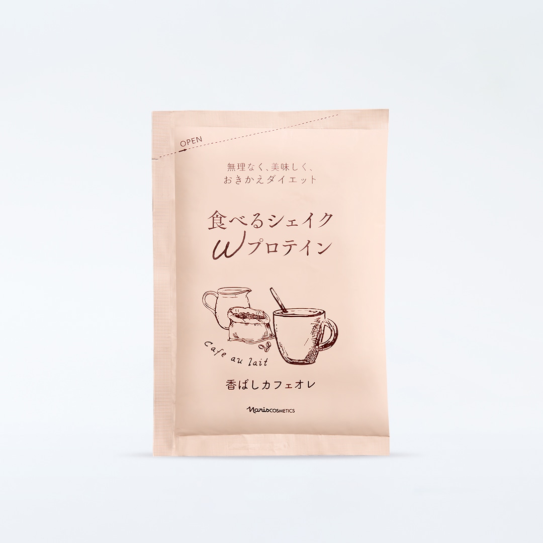 食べるシェイク Wプロテイン 香ばしカフェオレ 香ばしカフェオレ