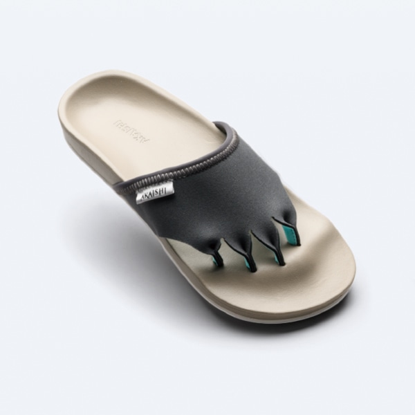 ５本指エクサルームサンダル６１０ グレー L(24.0～24.5㎝)