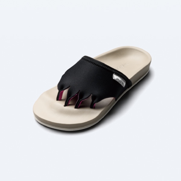 ５本指エクサルームサンダル６１０ ブラック LL(24.0～24.5㎝)