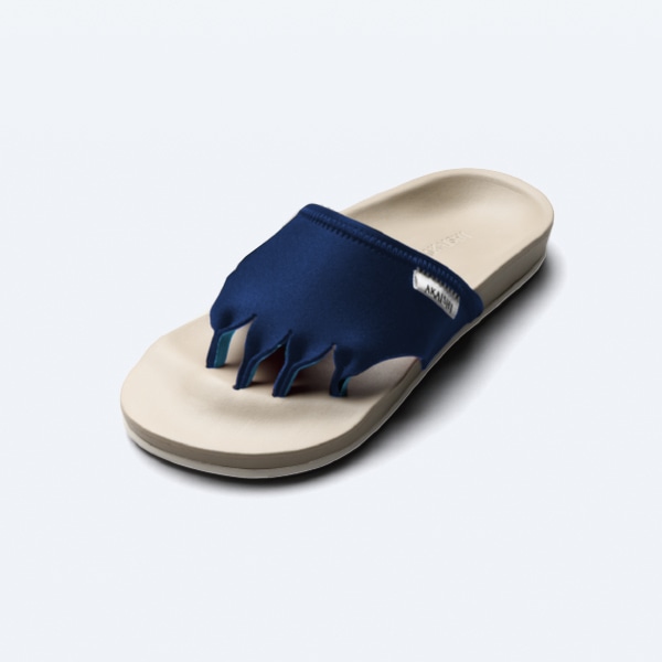 ５本指エクサルームサンダル６１０ ネイビー LL(25.0～25.5㎝)