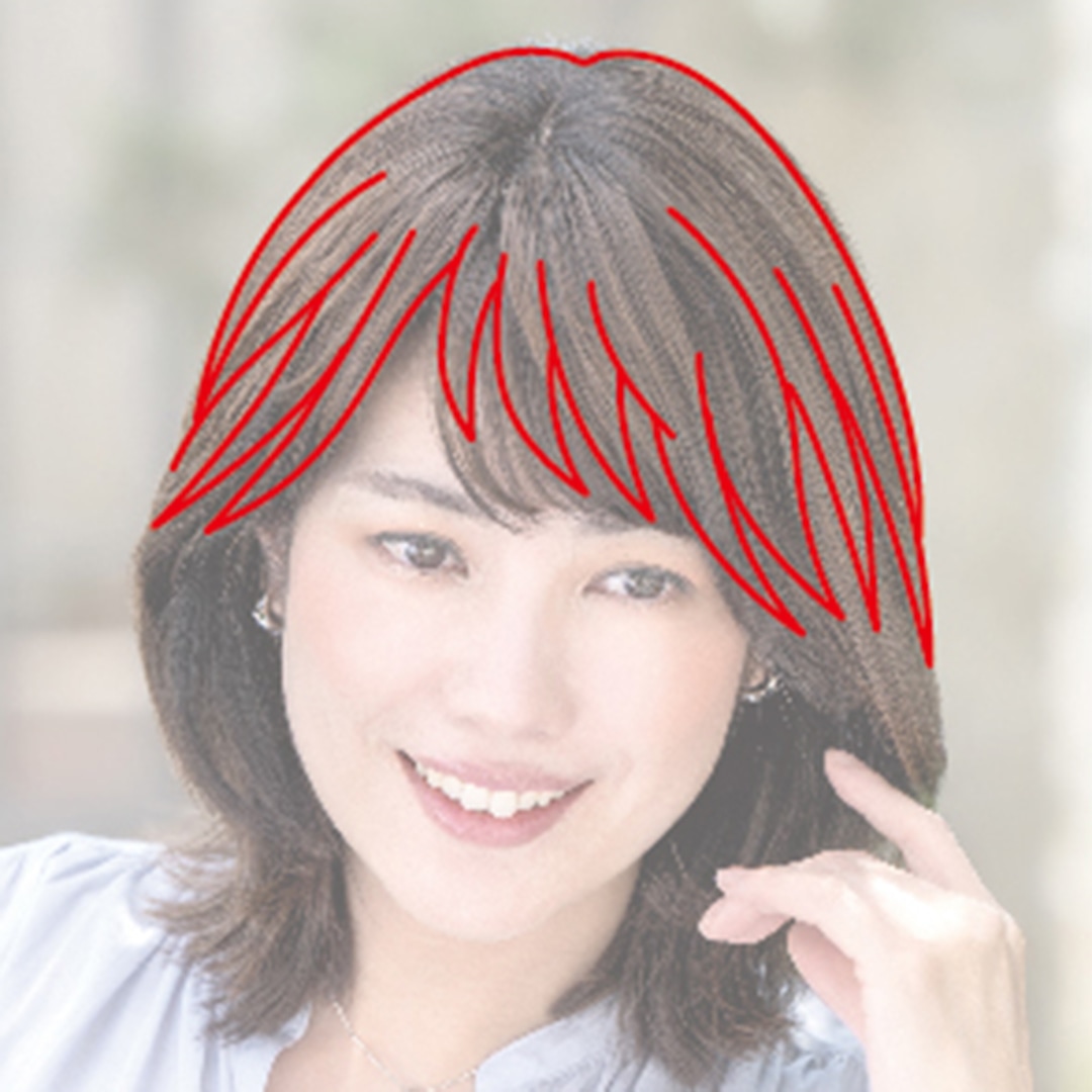 ブルーミング ウィッグ ミディアム ナチュラル