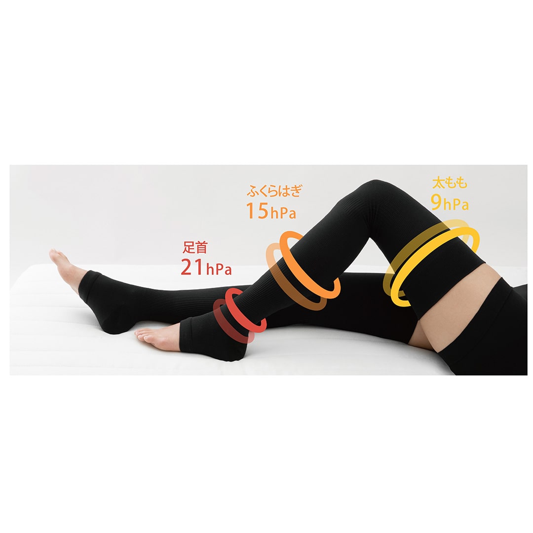 おやすみリラクエステ うるおいソックス（2足組） ML(足：23－25㎝　身長：150－165㎝)