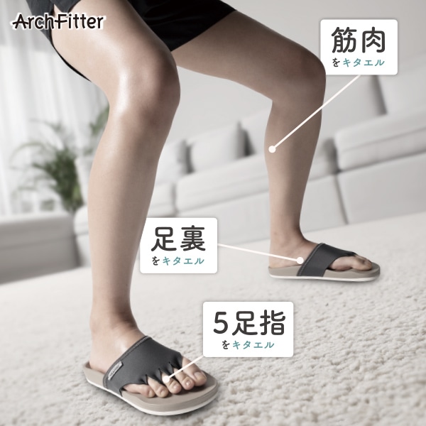 ５本指エクサルームサンダル６１０ ネイビー M(23.0～23.5㎝)