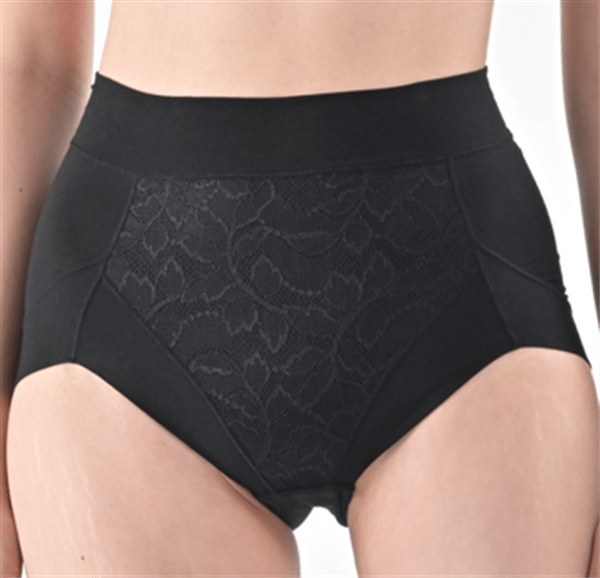 おやすみリラクエステ 綿混ぬくもりショーツ ブラック S(82－90㎝)