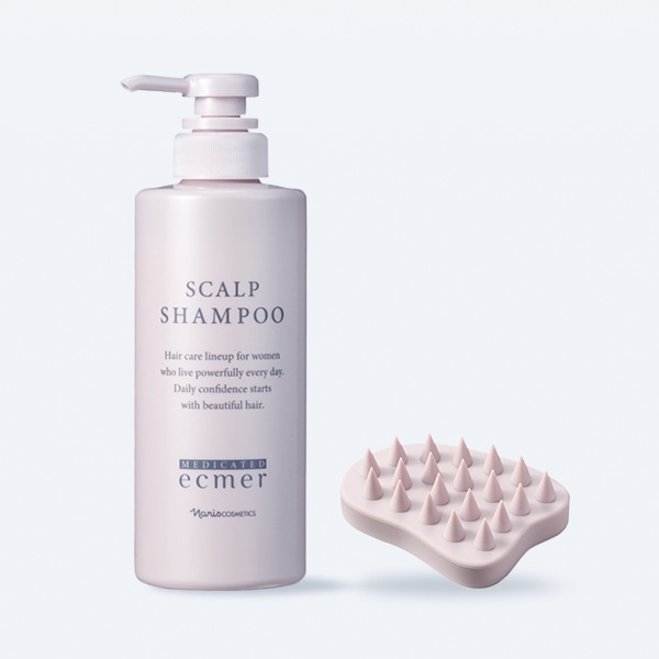 スキャルプ　シャンプー＆マッサージ ブラシ セット